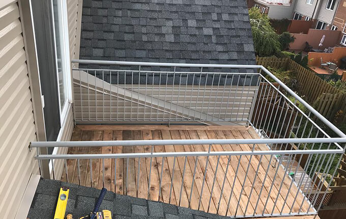 Construction de balcon